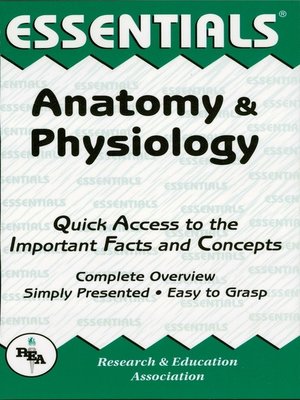 cover image of Anatomy and Physiology Essentials
